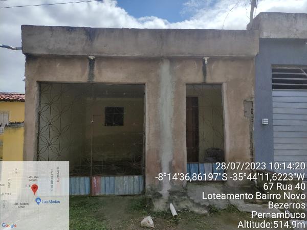 Casa - Venda, LOT BAIRRO NOVO, BEZERROS, PE